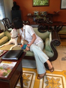 Patrizia Pinzon with her dog Crispa – Best Places In The World To Retire – International Living