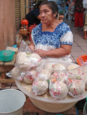 Woman in native dress selling pozole, Yucatan, Mexico – Best Places In The World To Retire – International Living