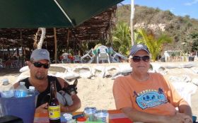 Yvon Marier enjoying the beach with his dog and a friend, Mexico.jpg – Best Places In The World To Retire – International Living