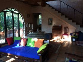 INside rental home in Ajijic, Mexico