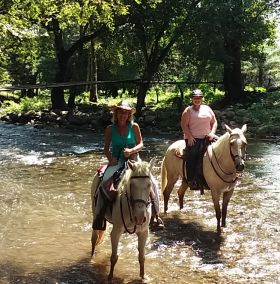 Kjersten Van Horn riding her horse with a friend in Boquete – Best Places In The World To Retire – International Living