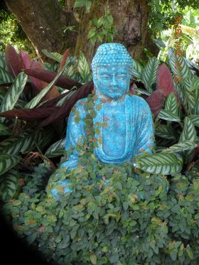 Buddah in a garden in Boquete – Best Places In The World To Retire – International Living