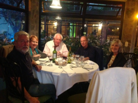 Dinner with friends at nice restaurant in Boquete – Best Places In The World To Retire – International Living
