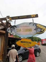Sign for Restaurante Isla Iguana in Pedasi, Panama – Best Places In The World To Retire – International Living
