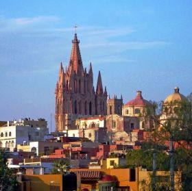 San Miguel de Allende skyline, showing church and architecture – Best Places In The World To Retire – International Living