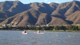Two of Luzma Grande's friends kayaking in Lake Chapala, Mexico – Best Places In The World To Retire – International Living
