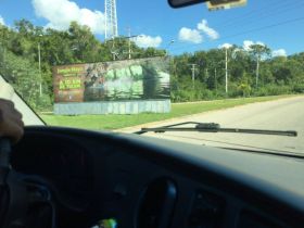 Billboard on the road to Tulum, Mexico – Best Places In The World To Retire – International Living