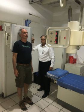 Chuck Bolotin getting x-rays in Ajijic, Mexico – Best Places In The World To Retire – International Living