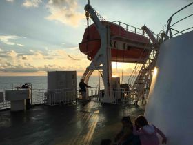 Deck of the Baja Ferry as it approaches Mazatlan – Best Places In The World To Retire – International Living