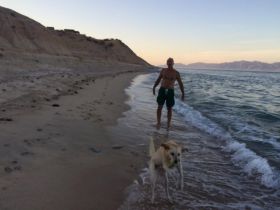 Playing on an empty beach in Baja California Sur, La Ventana – Best Places In The World To Retire – International Living