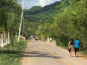 Road paralleling the beach in Lo de Marcos, Nayarit, Mexico – Best Places In The World To Retire – International Living