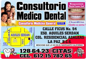 Ad for Consultorio Medico Dental, La Paz, Baja California Sur, Mexico – Best Places In The World To Retire – International Living