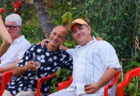Alfonso Galindo with friend attending the musical festival in Merida, Yucatan, Mexico – Best Places In The World To Retire – International Living