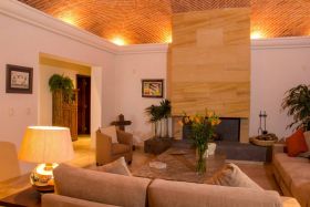 Brick domed ceiling in a living room at Interlago development, Lake Chapala, Mexico – Best Places In The World To Retire – International Living