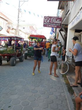 Decorated golf carts on parade in San Pedro, Ambergris Caye, Belize – Best Places In The World To Retire – International Living