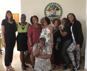 Dr Steven Wells, Dr Amore Forde, Dr Claudia Barnett, Camilla Leviste volunteers from Belize Diabetes Association of New York visiting Belize – Best Places In The World To Retire – International Living
