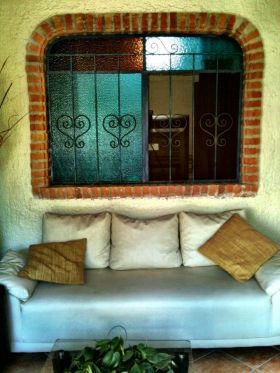 Enclosed patio of a long term hotel suite at Hotel Perico, Lake Chapala, Mexico – Best Places In The World To Retire – International Living