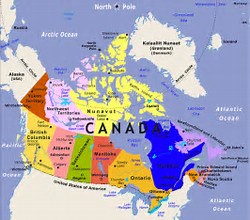 Map of Canada – Best Places In The World To Retire – International Living