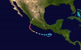 Path of Hurricane Patricia that slowed down when it approached the  mountains of Mexico – Best Places In The World To Retire – International Living