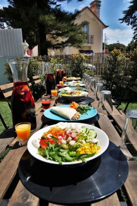 Salad menu at Blue Hostel and Suites, Cascais, Portugal – Best Places In The World To Retire – International Living
