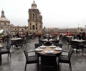 The terrace of Zocalo, a restaurant in Mexico City, Mexico – Best Places In The World To Retire – International Living