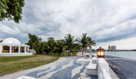 Home with gazebo on dark sand beach in Coronado, Panama – Best Places In The World To Retire – International Living