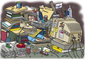 Cartoon of person with a lot of stuff – Best Places In The World To Retire – International Living