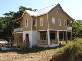 House nearing completion in Carmelita Gardens, Belize – Best Places In The World To Retire – International Living