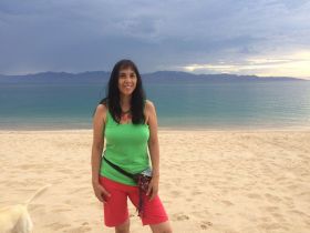 Jet Metier in Baja California with Isla Ceralvo in the distance