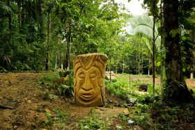 Mayan Carving at Community Center – Best Places In The World To Retire – International Living