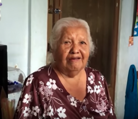 Old woman in Ajijic, Mexico