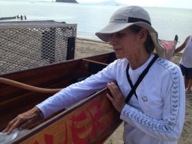Nancy of Team Denque Fever Panama Canal Race 2014 – Best Places In The World To Retire – International Living