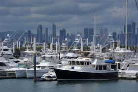 Panama City Panama Marina with Skyline in Background – Best Places In The World To Retire – International Living