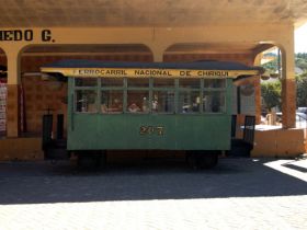 An original railroad car on display in Boquete's Central Park – Best Places In The World To Retire – International Living